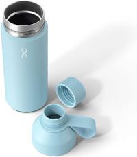 Ocean Bottle - Wiederverwendbare Wasserflasche aus recyceltem Edelstahl - umweltfreundlich & wiederverwendbar - Himmelblau - 500ml